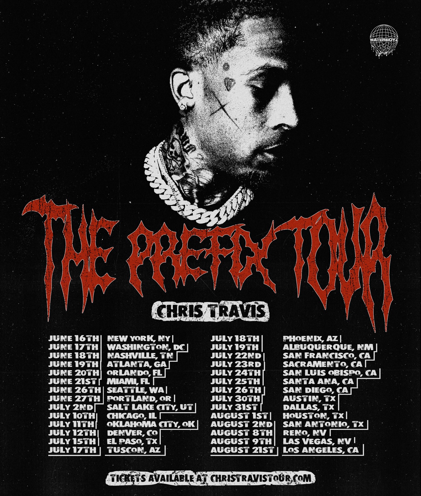 Chris Travis The Prefix Tour Poster 2026